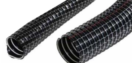Sací hadice pro mycí stroje s drátem, barva černá, 51mm