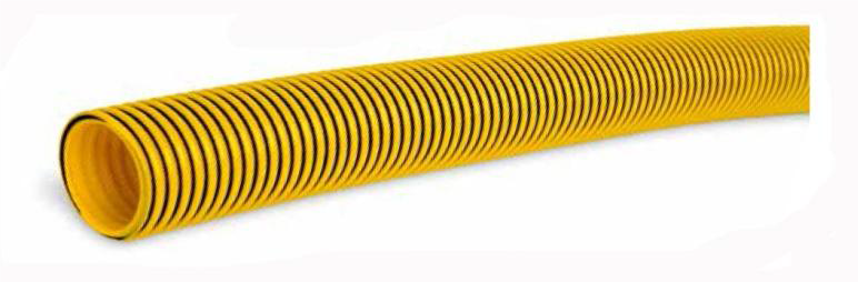 Sací hadice antistatická žluto černá DIN53482 (10⁸Ω), 38mm