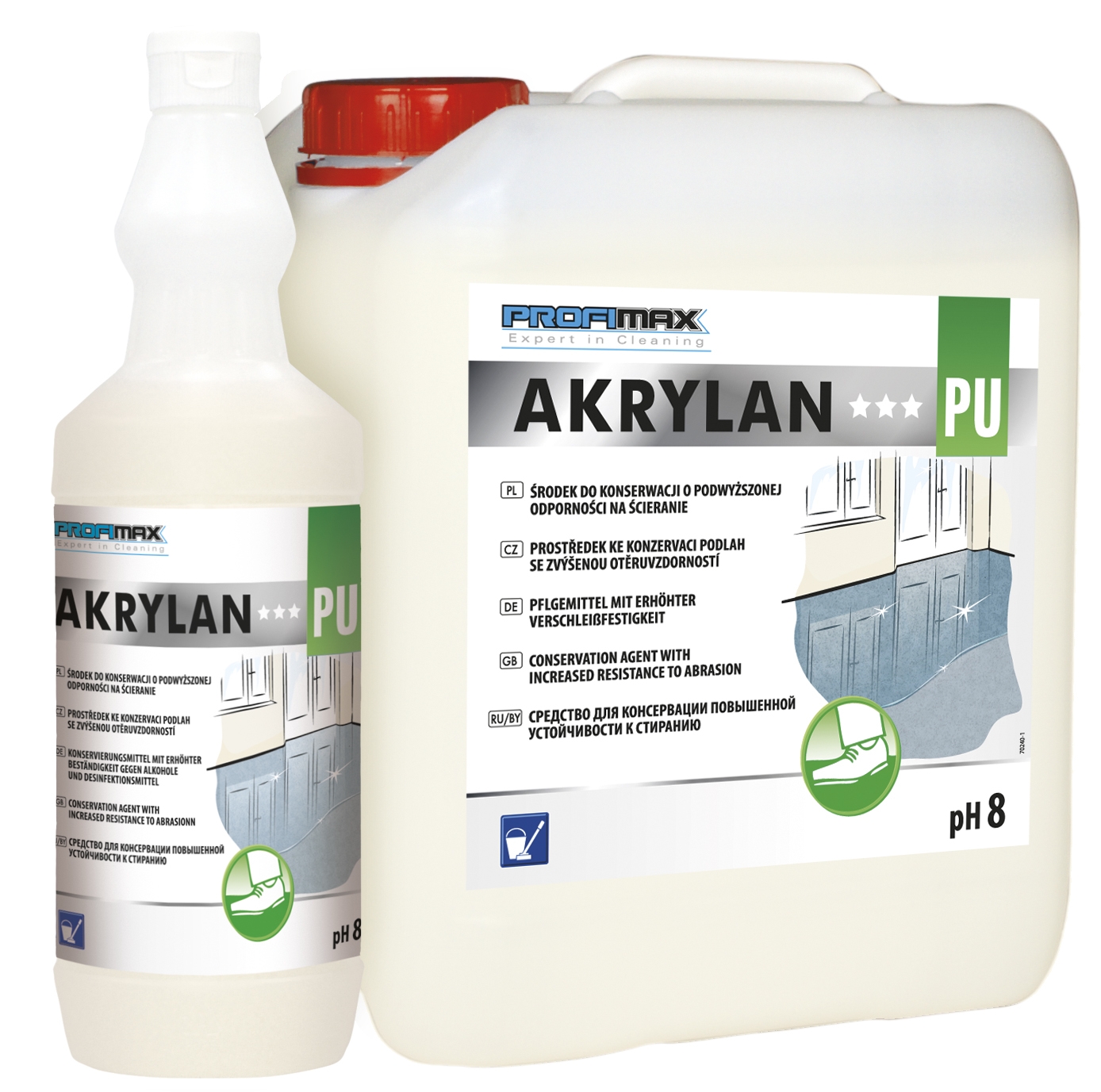 AKRYLAN PU - polymerový vosk s obsahem polyuretanu, balení 10l